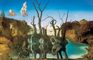 Salvador Dali - Swans Reflecting Elephants